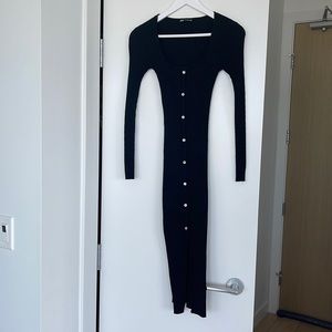 Black long sleeve dress